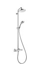 Showerpipe Croma 220 für Dusche chrom mit Thermostat