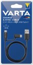 Varta 2in1 Charge & Sync Cable (Type C + Lightning) 2in1 Charge & Sync Cable