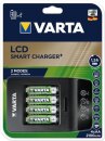 Varta 57684101441 LCD Smart Charger+ 4x AA 56706 2100mAh...