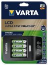 Varta 57685101441 LCD Ultra Fast Ch.+ 4x AA 56706 2100mAh...