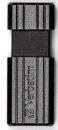 VERBATIM USB 2.0 Stick 128GB Pin Stripe, schwarz 49071
