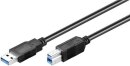 GOOBAY 93655 USB-Kabel 1,8m USB-A USB-B Steck
