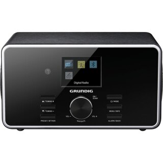 Grundig DTR 4500 2.0 BT DAB+ schwarz DAB+ Radio 10W BT Farbdisplay Dualalarm