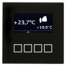 MDT Glas Temperaturregler mit LCD Anzeige, schwarz...