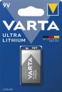 Varta Batterie Lithium BLOCK 9V 6122 Blister=1Stück...