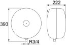 Druckausdehnungsgefaess PNEUMATEX SD18.3 statico, 7101002, aus Stahl, Diskusform
