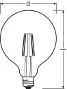 Osram-LEDVANCE LED-Globelampe FM E27 E LEDPG12560...