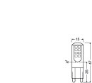 Osram-LEDVANCE LED-Röhrenlampe G9 2,6W E LEDPPIN30...