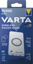 VARTA Portable Power Wireless Power Bank 10000 +Ladekabel...