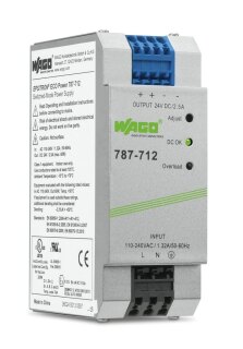 WAGO 787-712 Primär getaktete Stromvers. ECO Power Ausgangsspannung 24VDC 2,5A