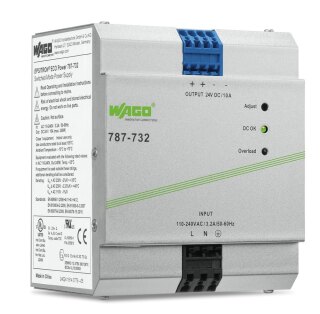 WAGO 787-732 Primär getaktete Stromvers. ECO Power Ausgangsspannung 24VDC 10A
