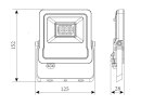 Markenhersteller ELAS 1030 LED-Strahler 10W 3000K E 950lm sw mt