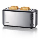 Severin AT2509 Toaster 4-Schlitz edst/geb/sw 1400W