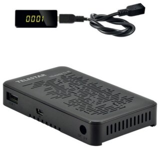TELESTAR TELEMINI T2 IR DVB-C/T2 Receiver Twin HDTV sw HDMI USB