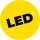 Markenhersteller LED- Sensorleuchte 12W 3000K sw ELS 623-S 1225lm Konv