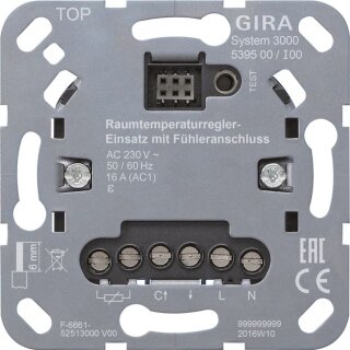 GIRA 539500 S3000 RTR-Eins.+Fühleranschluss Einsatz