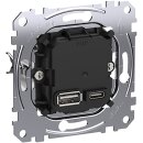 Merten MEG4366-0120 USB-Ladeeinsatz Typ A+C...