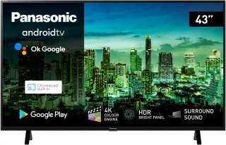 Panasonic TX-43LXW704 sw LED-TV Android 4K UHD Triple Tuner HDR