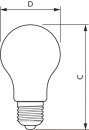 Philips CorePro LEDbulb ND 10.5W/827 E27 A60 CL Glühlampe (100W) 34714400