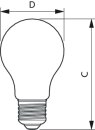 Philips CorePro LEDbulb ND 8.5W/827 E27 CL A60 Glühlampe 1055lm (75W) 34712000