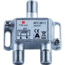 TRIAX Abzweiger F-Conn 1f 5-1200MHz AFC 0811 1,2 GHz 8,5dB