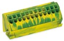 WAGO 812-100 PE-Anschlussblock 4qmm 0,5-4qmm grün-gelb