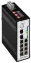WAGO 852-103 Industrial-Switch 8 Ports 100Base-TX 2 Slots 100Base-FX schwarz