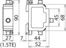 DEHN SE - DGA FF TV Ableiter Typ3 0-24VDC 2A TS35 UHF-Connector