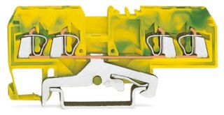 WAGO 280-677 4-Leiter-Schutzleiterklemme 0,08-2,5qmm grün-gelb