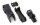 WAGO 890-102 Buchse 0,25-1,5qmm schwarz schwarz 0,25-1,5qmm mit Zugentlastung