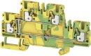 Weidmüller A2T 2.5 PE Doppel-/Mehrstock- klemme grün-gelb vertikal 1547680000