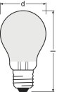 Osram LEDPCLA60 6,5W/827 230V GL FR E27 E27 LED-Glühlampe
