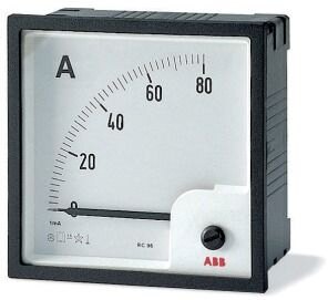 ABB - AMT1-A1-60/96 Amperemeter Drehspule 0-60A 1,5Kl 1,5W AC