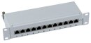 EFB - 37737.12 Patchpanel 12Ports Cat6A 254mm(10) Schirm