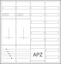 EATON - ZSD-ZZ2V-1100/APZ Komplettschrank AP 2Z 1stö...