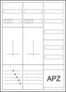 EATON - ZSD-ZZV-1100/APZ Komplettschrank AP 2Z 1stö...