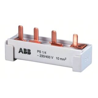 ABB - PS4/12/16NN Phasenschiene 4+N 17,6mm 214mm 16qmm Stift isol