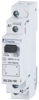 DOEPKE - RS 012-001 Stromstoßschalter 12VAC 1TE 16A 12V REG T65mm