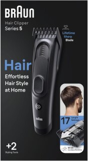 BRAUN - HairClipper HC5330 Haarschneider Akku Series 5 3-35mm sw